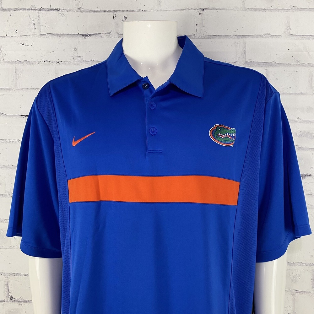 Nike Shirt Men's Size XXL Polo Florida Gators‎ UF NCAA Basketball Football NWT